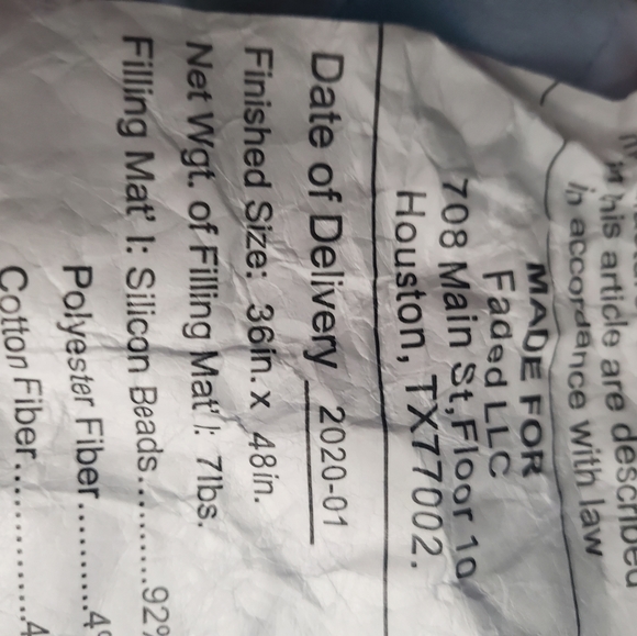 BLANQUIL weighted blanket 36" X 48" - Picture 4 of 4